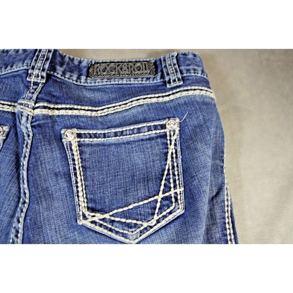 Rock‎ N Roll Cowgirl Boyfriend Crop Women's Jeans Size 28 (fit32x23) Western